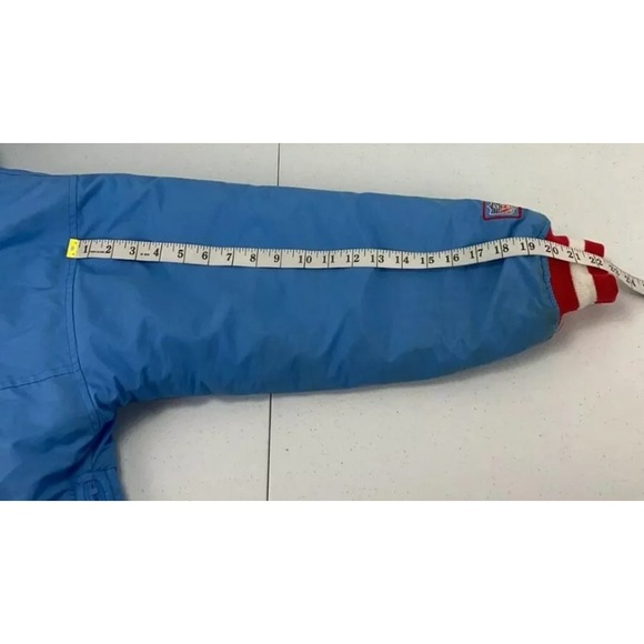 Vintage Starter Houston Oilers Zip Up Coat Large - Picture 10 of 12